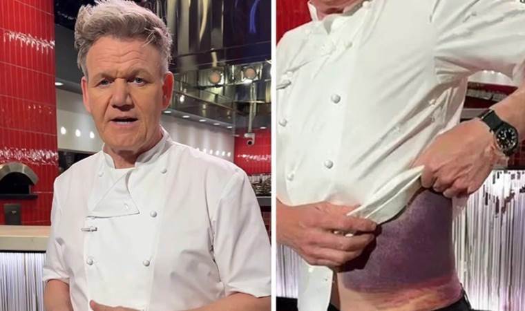 Celebrity chef Gordon Ramsay narrowly avoids death