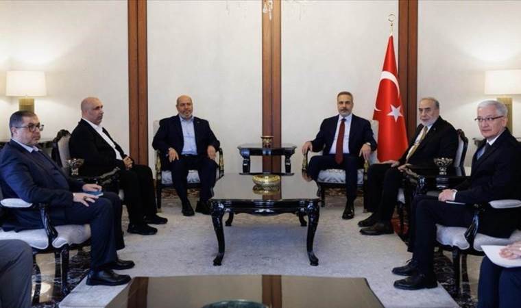 Turkish foreign minister meets Hamas delegation in Ankar Turkish foreign minister meets Hamas delegation in Ankar