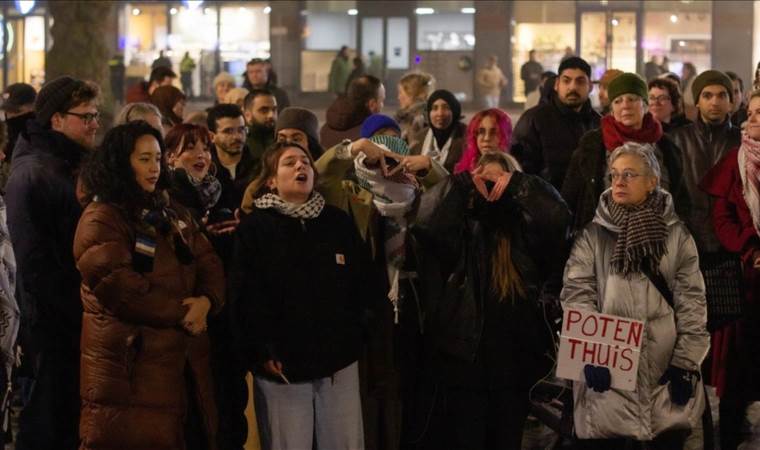 Protest held in the Netherlands over police violence aga Protest held in the Netherlands over police violence aga